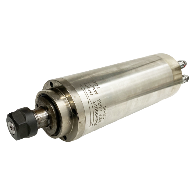 HOLRY CNC Spindle Motor para Alumínio Stone Water Cooled 2.2KW 220V 24000RPM High Quality Spindle Motor 