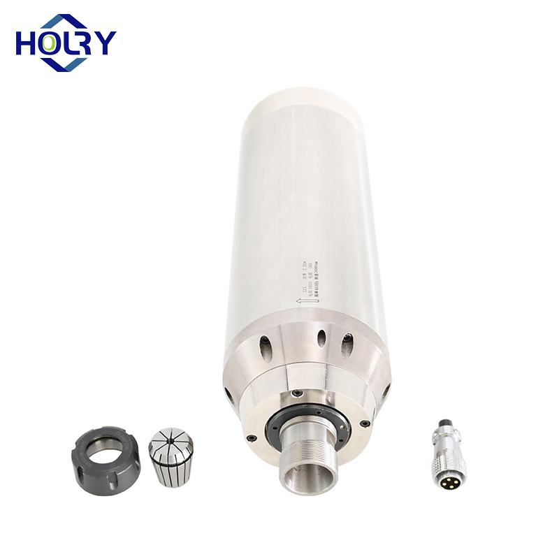 HOLRY CNC Fuso Motor para Ferragens Vidro Resfriado a Água 7,5 Kw 220 V 24000 RPM Motor de Fuso de Alta Qualidade 